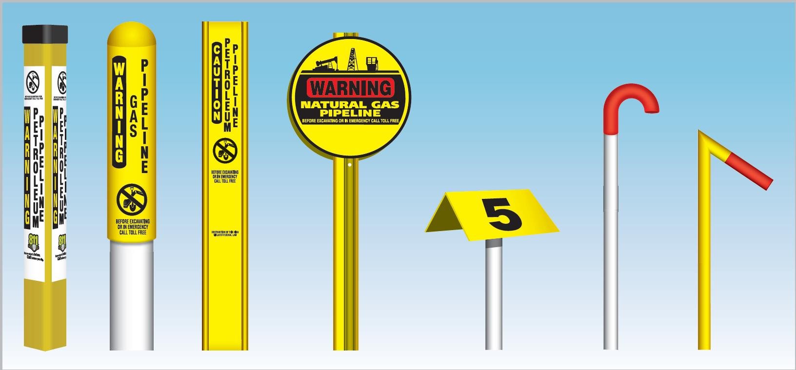 pipeline markers